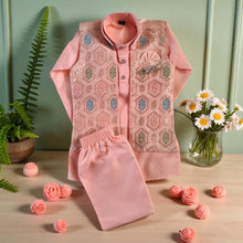 Boy Ethnic Koti Kurta Pajama Set – Age 2-3 Years