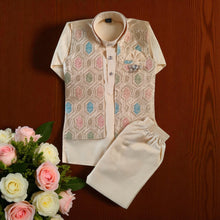 Boy Ethnic Koti Kurta Pajama Set – Age 2-3 Years