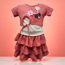 Crepe Jersey Skirt Top Set for Baby Girls (1–3 Years)