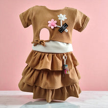 Crepe Jersey Skirt Top Set for Baby Girls (1–3 Years)