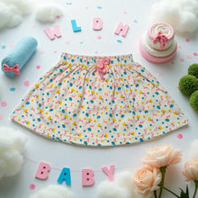 Cotton T-Shirt and Floral Skirt Set for Baby Girls (0–1 Years)