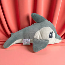 Soft Grey-White Dolphin Plush Toy for Babies (0–5 Yrs) – Cuddly & Safe
