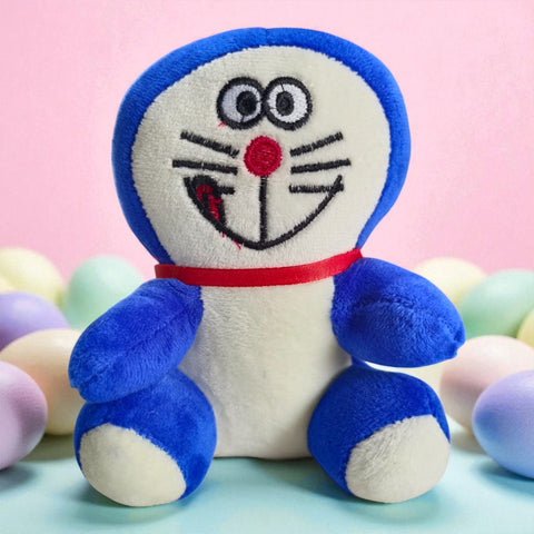 Blue Cartoon Plush Soft Toy for Babies & Kids – Cuddly, Safe & Non-Toxic (0–5 Years)