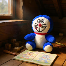 Blue Cartoon Plush Soft Toy for Babies & Kids – Cuddly, Safe & Non-Toxic (0–5 Years)