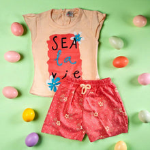 Baby Girls  Cotton T-Shirt & Shorts Set (0–1 Years)