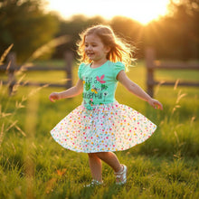 Cotton T-Shirt and Floral Skirt Set for Baby Girls (0–1 Years)
