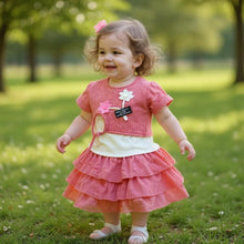 Crepe Jersey Skirt Top Set for Baby Girls (1–3 Years)